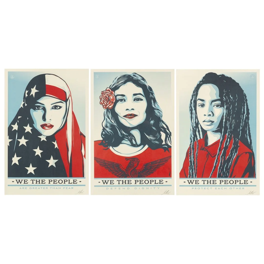 Shepard Fairey Obey Poster - We the People Artwork — Ze Art Co